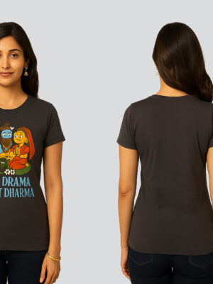 Trendy Festive Graphic Printed Women’s T-Shirt – Spiritual Desi Casual Wear