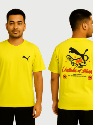 Yellow Oversized Skate Graphic T-Shirt – Unisex | Size L