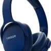 TRIGGR Trinity 2 On-Ear Headphones | Dual Pairing | ENC Noise Reduction | 50H Battery | Fast Charge | Bluetooth v5.3 | Rubber Finish – Cobalt Blue